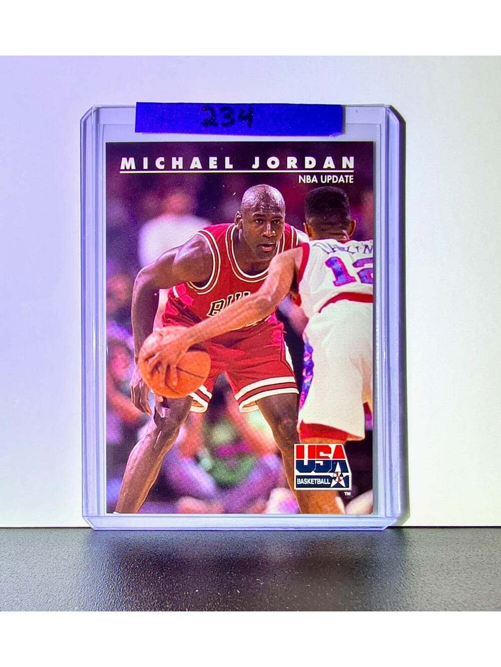 Michael Jordan 1992-93 Skybox USA Basketball #37 Basketball Card Chicago Bulls